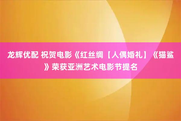 龙辉优配 祝贺电影《红丝绸【人偶婚礼】《猫鲨》荣获亚洲艺术电影节提名